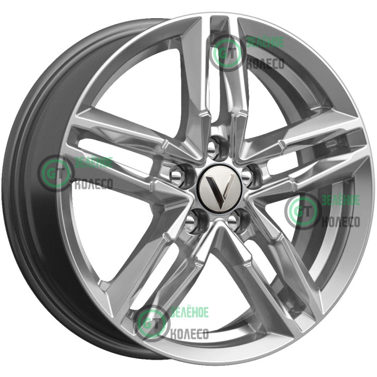 6xR16 5x114.3 ET45 D67.1 Вектор K184 Сильвер S