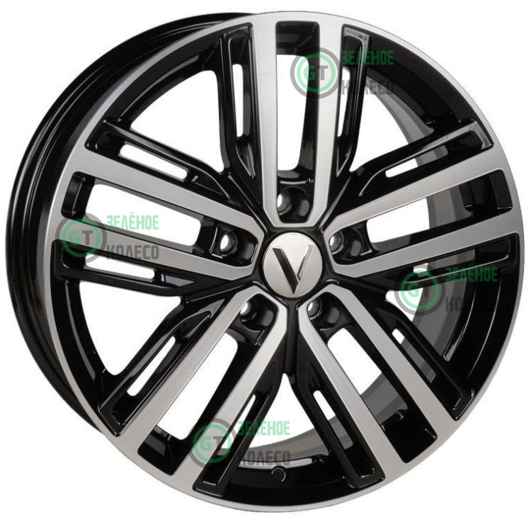 Шина 7xR17 5x114.3 ET45 D67.1 Вектор R259 Алмаз черный в Омске Шина 7xR17 5x114.3 ET45 D67.1 Вектор R259 Алмаз черный в Омске