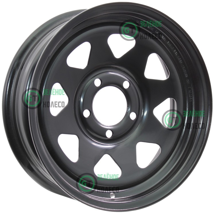 8xR15 5x139.7 ET-40 Dd108.7 Spoke BLACK Offroad