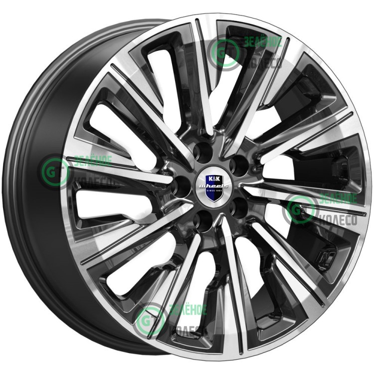 7.5xR19 5x114.3 ET45 D67.1 K&K КС1039 Галего Дарк платинум