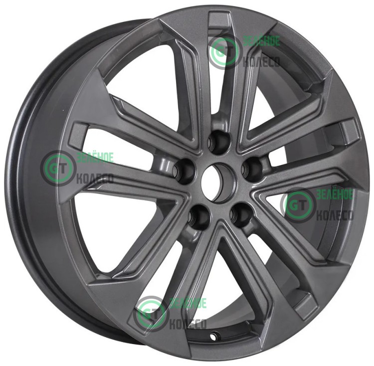 Шина 7xR18 5x112 ET43 D57.1 Khomen Wheels KHW1803 GRAY в Омске