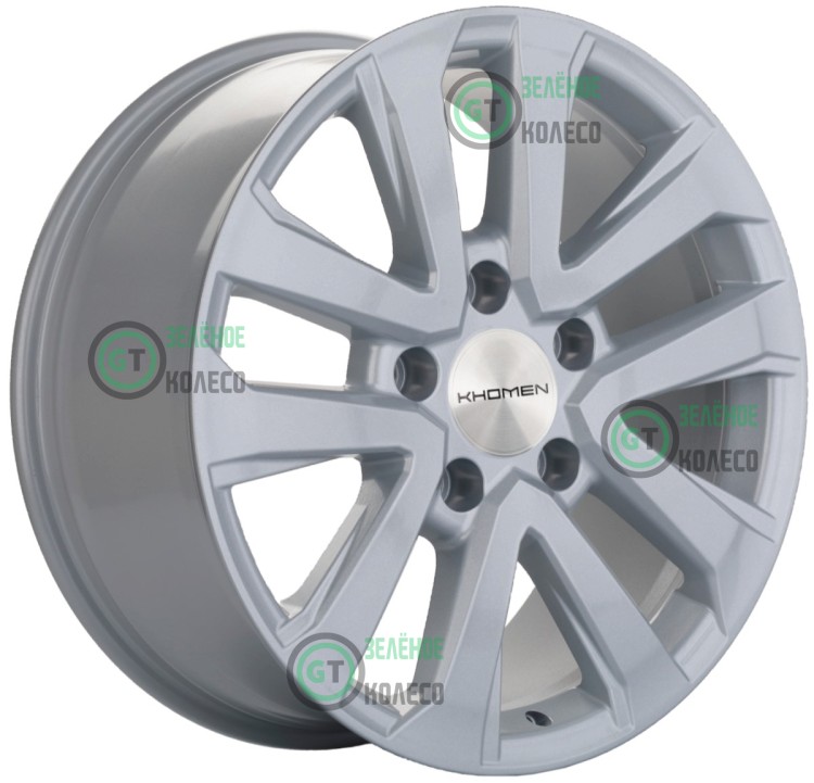 8.5xR20 5x150 ET58 D110.1 Khomen Wheels KHW2003 F-SILVER