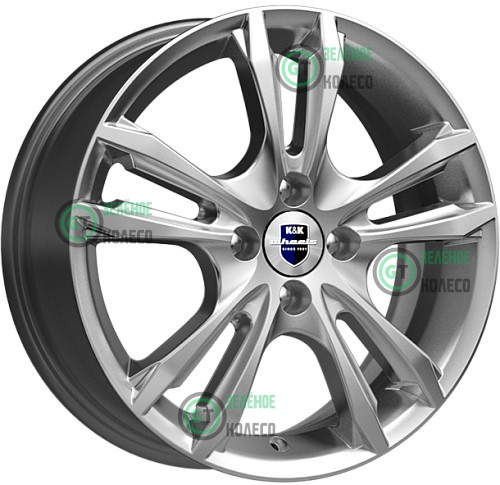 6xR16 4x100 ET41 D60.1 K&K КС866 Сильвер Samara 6xR16 4x100 ET41 D60.1 K&K КС866 Сильвер Samara