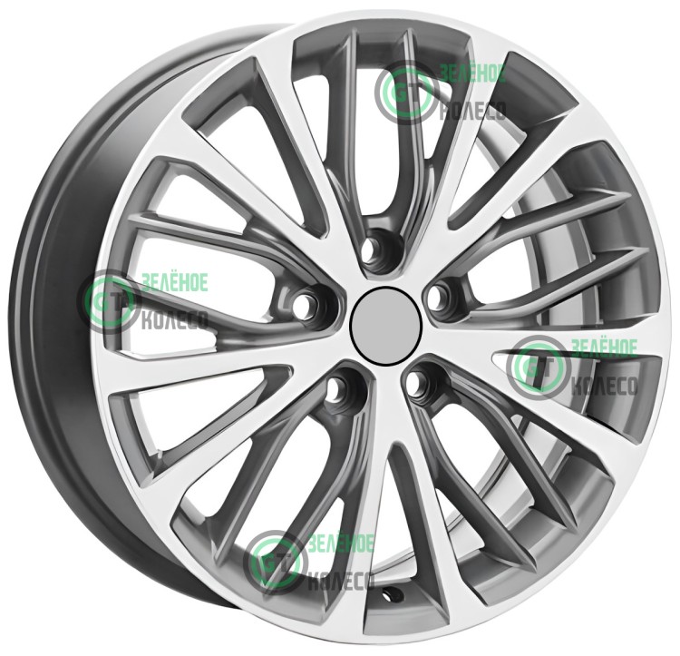 7xR17 5x108 ET40 D60.1 Khomen Wheels KHW1705 Gray-FP