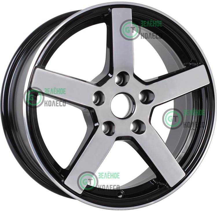 7xR17 5x100 ET45 D56.1 Вектор B261 Алмаз черный