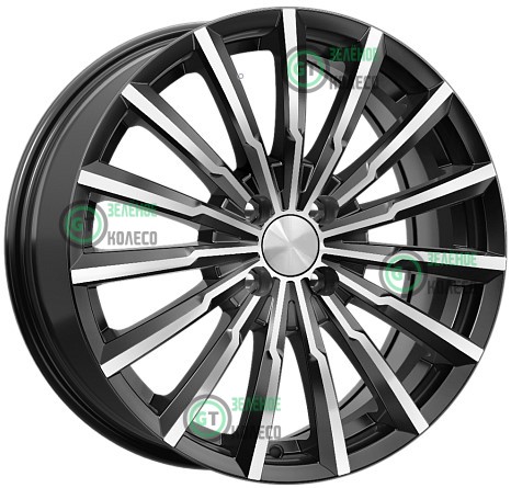 5.5xR14 4x100 ET43 D60.1 K&K КС562 Алмаз черный Акцент