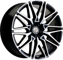 9.5xR21 5x112 ET30 D66.6 Khomen Wheels KHW2103  BLACK-FP