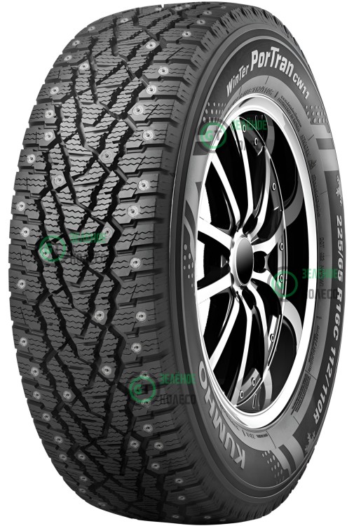 Шина Kumho Winter Portran CW11 205/75 R16C шип в Омске
