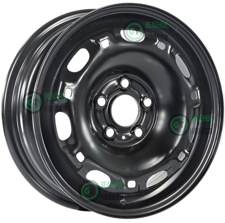 5xR14 5x100 ET35 D57.1 Trebl 5210T Black