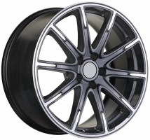 10.5xR21 5x112 ET30 D66.6 Khomen Wheels KHW2102 Black-FP