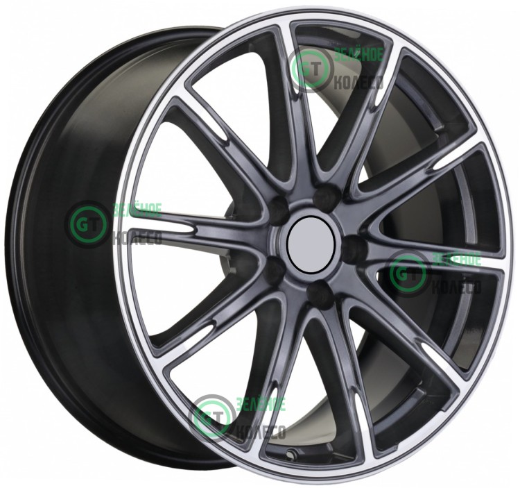 10.5xR21 5x112 ET30 D66.6 Khomen Wheels KHW2102 Black-FP