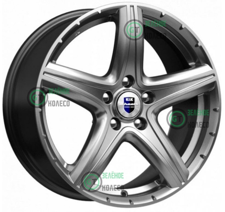 7.5xR17 5x114.3 ET38 D66.1 K&K КС567 Дарк платинум Барракуда