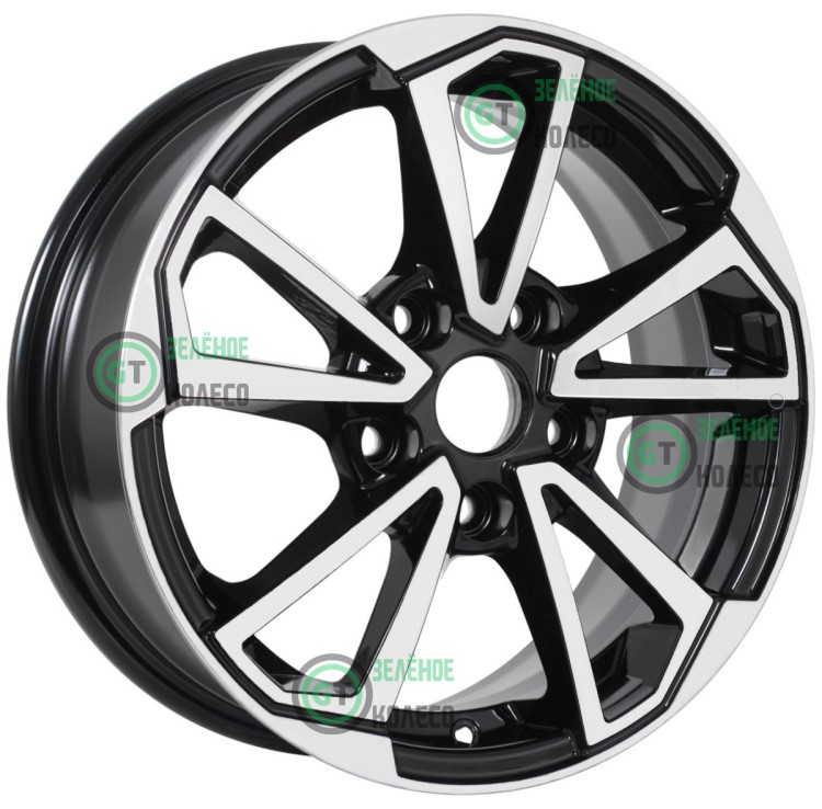 6xR15 5x100 ET38 D57.1 iFree КС1005 Алмаз черный