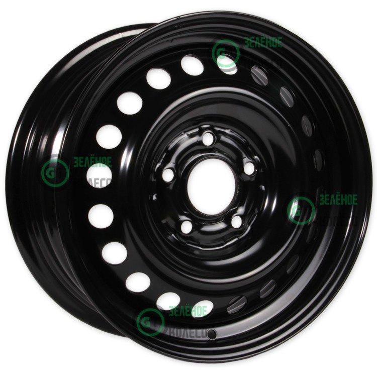 Шина 6xR15 4x100 ET48 D54.1 Trebl 8114 P Black в Омске