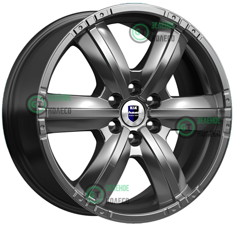 7.5xR17 6x139.7 ET25 D106.1 K&K КС635 Дарк платинум Окинава 7.5xR17 6x139.7 ET25 D106.1 K&K КС635 Дарк платинум Окинава