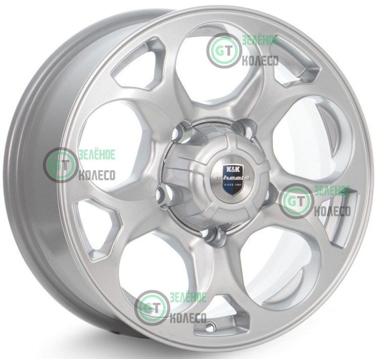 7xR16 5x139.7 ET35 D108.5 K&K КС646 Сильвер Линкс