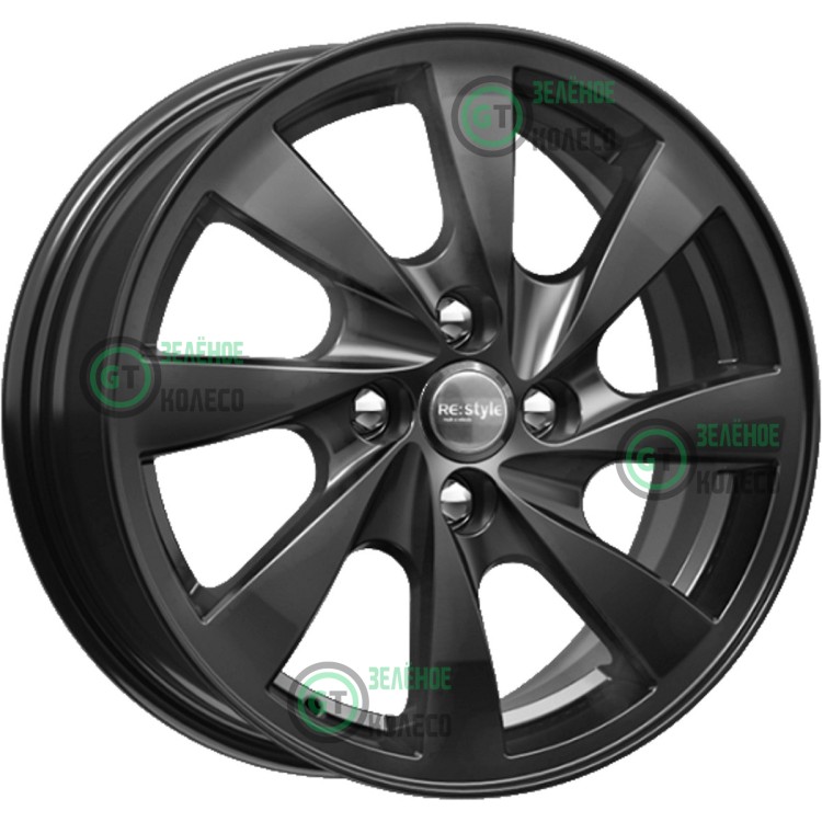 6xR15 4x98 ET33 D58.5 K&K КС928 Черный