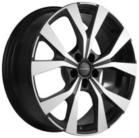 7xR19 5x114.3 ET45 D60.1 Khomen Wheels KHW1906 BLACK-FP