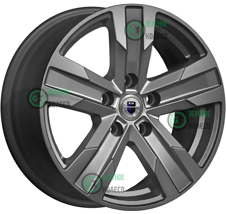 7xR16 5x108 ET40 D65.1 K&K КС1009 Висмут Дарк платинум 7xR16 5x108 ET40 D65.1 K&K КС1009 Висмут Дарк платинум
