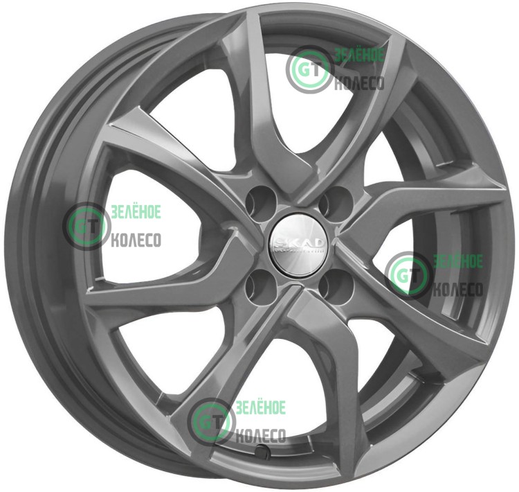 6xR15 4x98 ET35 D58.6 SKAD КЛ233 Тулон Графит
