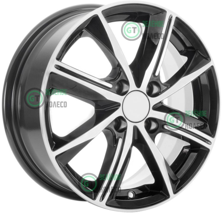 6xR15 4x100 ET50 D60.1 K&K КС890 Арнар Алмаз черный