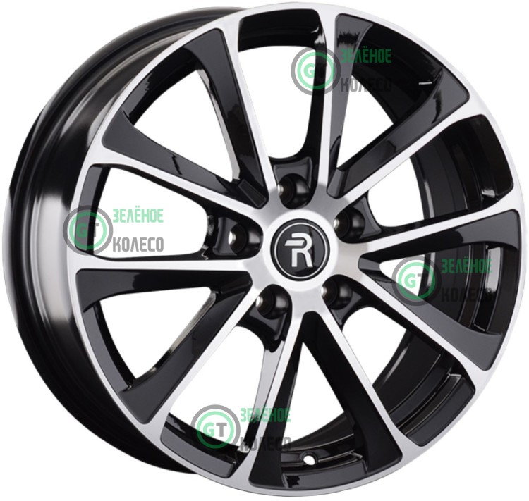 Шина 7xR17 5x114.3 ET43.5 D67.1 Replay KI261 BKF в Омске
