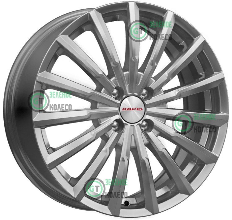 5.5xR14 4x100 ET46 D54.1 K&K КС641 Акцент Дарк платинум