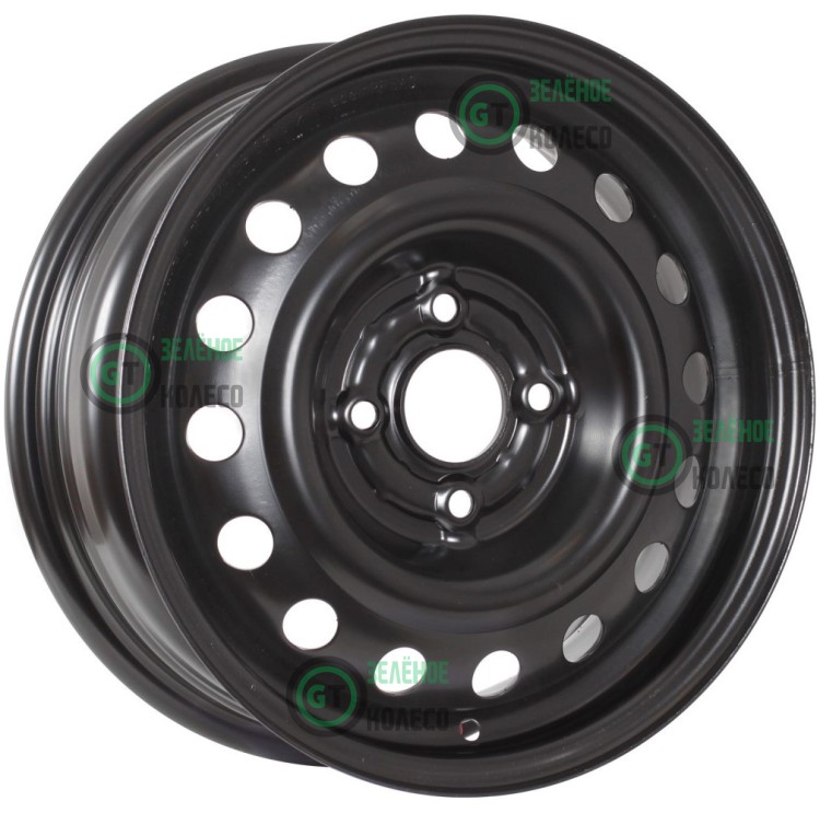 5.5xR14 4x100 ET38 D54.1 Trebl 53A38R Black