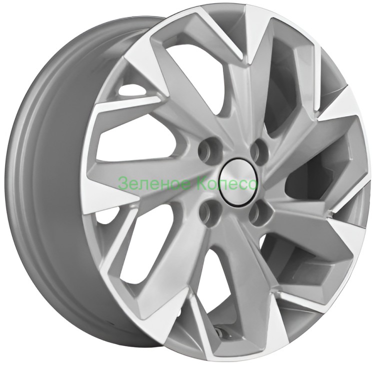 5.5xR14 4x98 ET35 D58.5 Khomen Wheels KHW1402 F-SILVER-FP