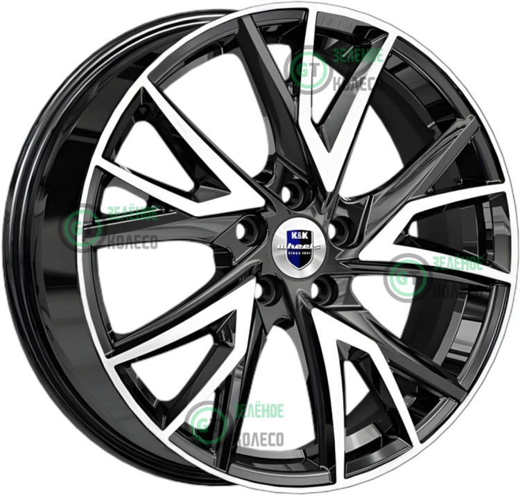 6.5xR18 5x108 ET33 D60.1 K&K КС1054 Кайлас Алмаз черный