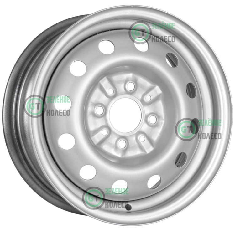 Шина 5.5xR14 4x98 ET35 D58.6 ТЗСК Серебро (silver) (ВАЗ 2112) в Омске