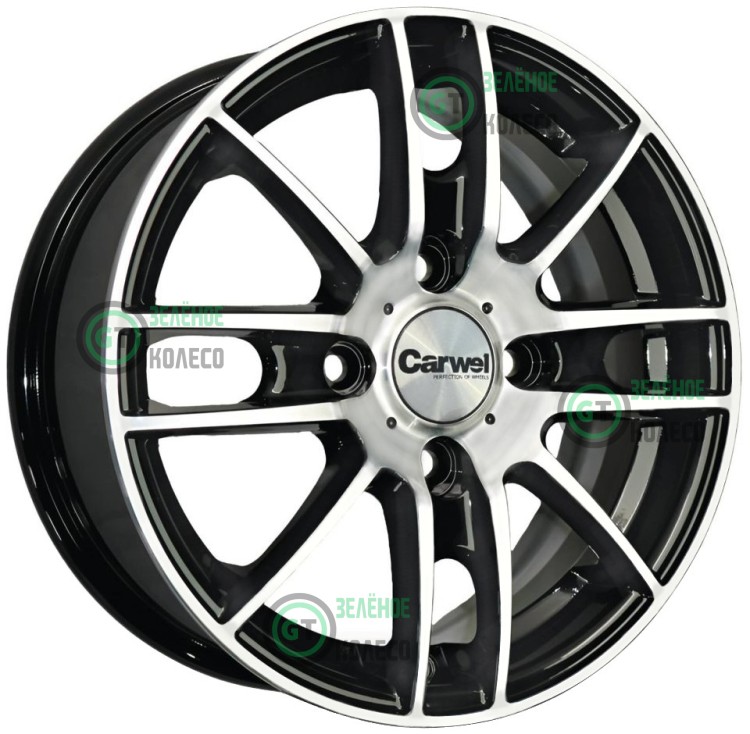 Шина 5.5xR14 4x100 ET38 D67.1 CARWEL Лада 173 AB в Омске