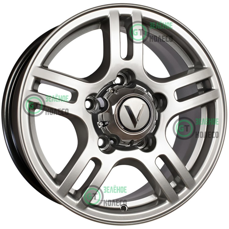 7xR16 5x139.7 ET35 D108.5 Вектор R172 Сильвер