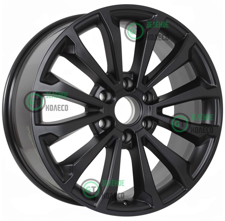Шина 8.5xR20 6x139.7 ET25 D106.1 SKAD PS КР006 Fury black в Омске Шина 8.5xR20 6x139.7 ET25 D106.1 SKAD PS КР006 Fury black в Омске