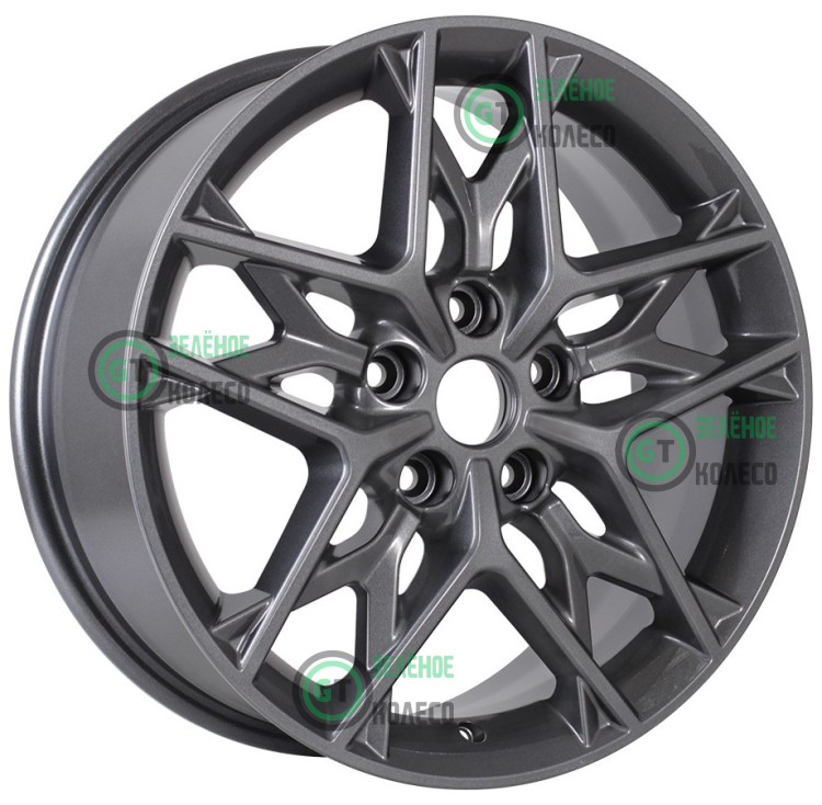 7xR17 5x114.3 ET45 D60.1 Khomen Wheels KHW1709 GRAY