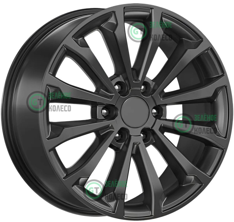 8.5xR20 6x139.7 ET33 D100.1 K&K KP006 Fury Black
