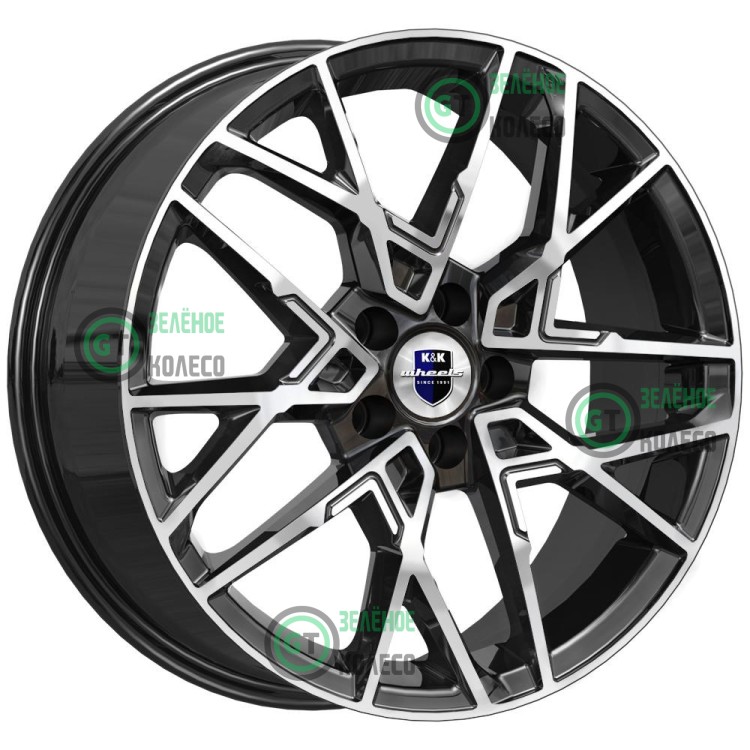 7xR18 5x114.3 ET48 D56.1 K&K КС1044 Вудроф Алмаз черный
