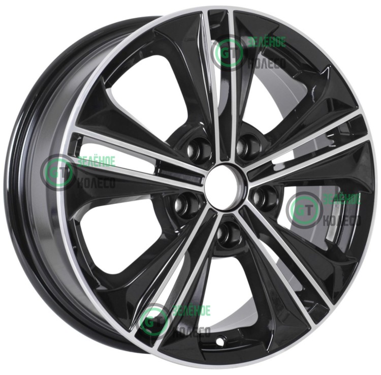 6xR16 5x114.3 ET43 D67.1 iFree KC778 Алмаз черный