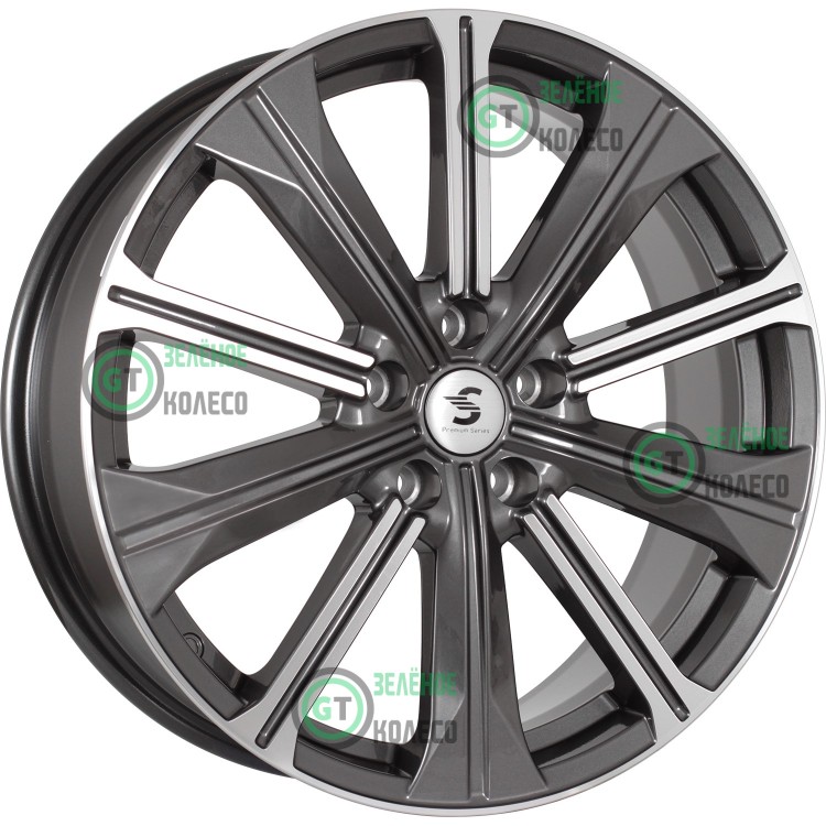 7xR19 5x108 ET36 D65.1 SKAD КР013 PS  Diamond gloss graphite