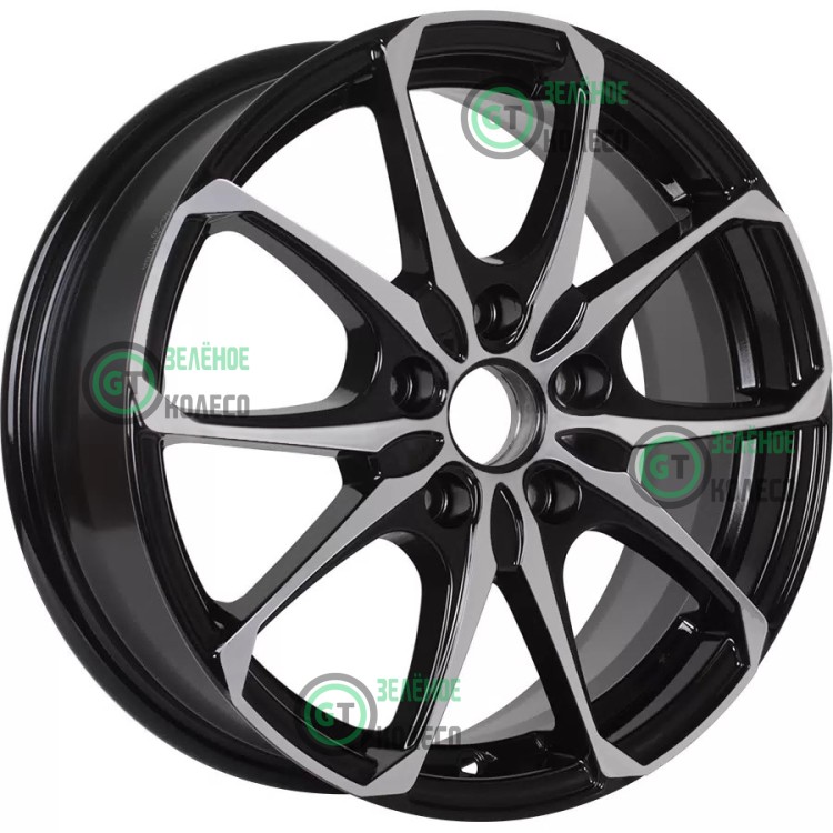6xR16 4x114.3 ET40 D67.1 iFree КС877 Такеши Блэк джек