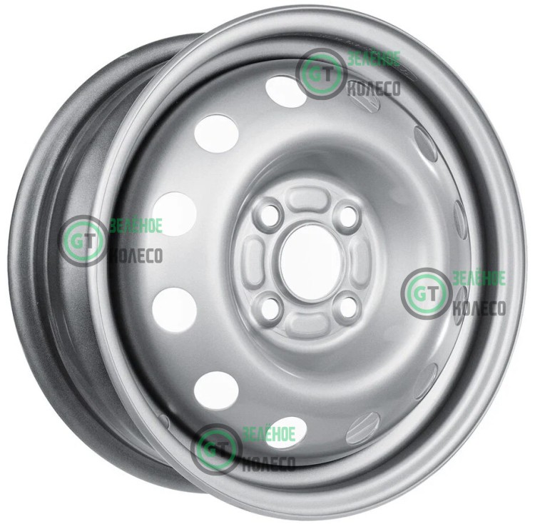 Шина 5.5xR14 4x100 ET45 D57.1 Magnetto Silver (VW Polo/Golf III/Venta) в Омске Шина 5.5xR14 4x100 ET45 D57.1 Magnetto Silver (VW Polo/Golf III/Venta) в Омске