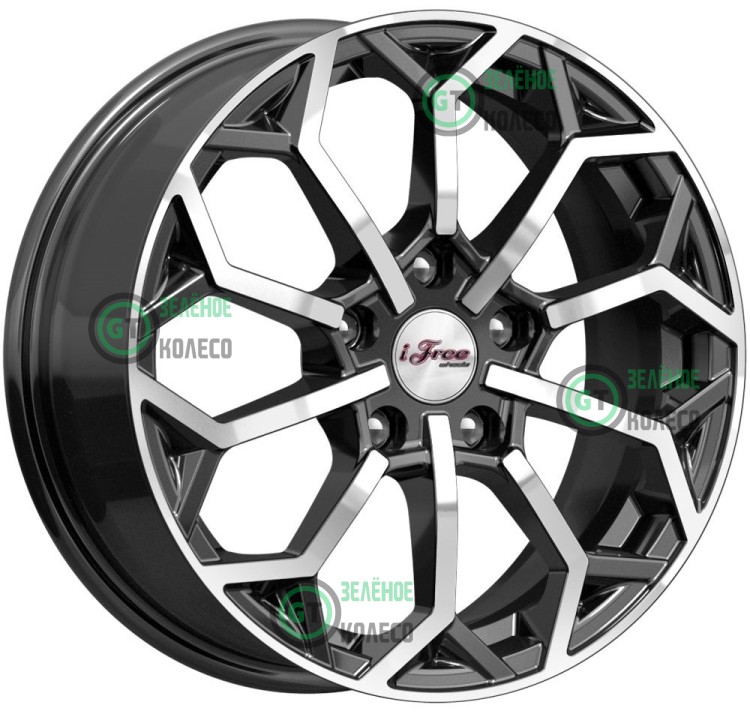 6.5xR16 5x114.3 ET45 D67.1 iFree КС1000 блэк джек Спейс нидл