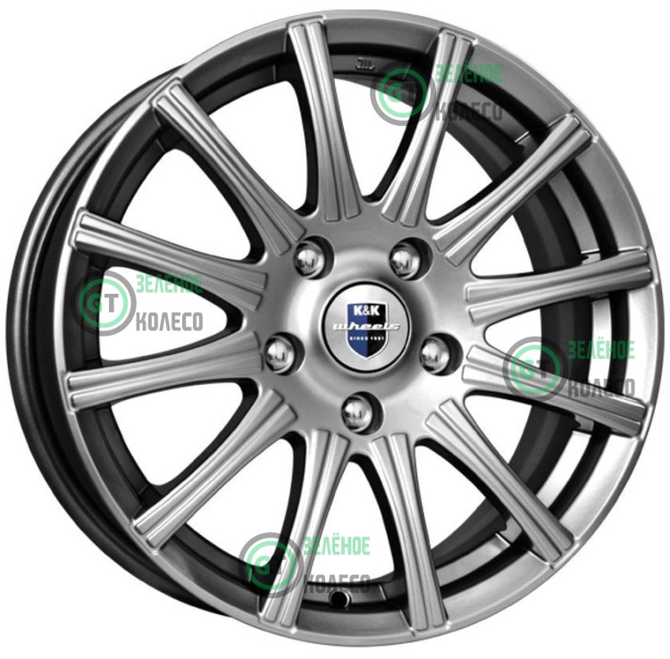 5xR13 4x100 ET35 D67.1 K&K КС477 Дарк платинум Сиеста
