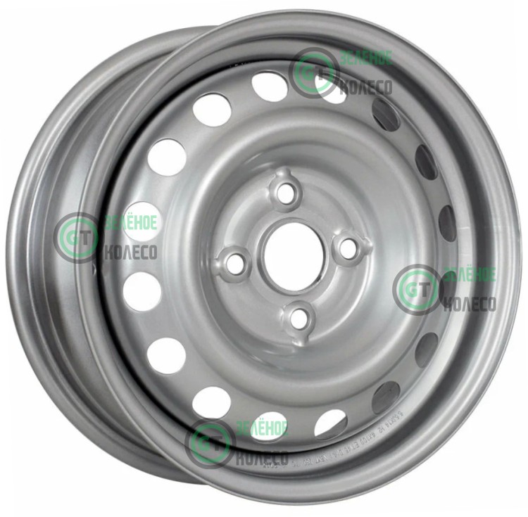6xR15 4x100 ET48 D54.1 ТЗСК Серебро (Silver) (Solaris/Rio)