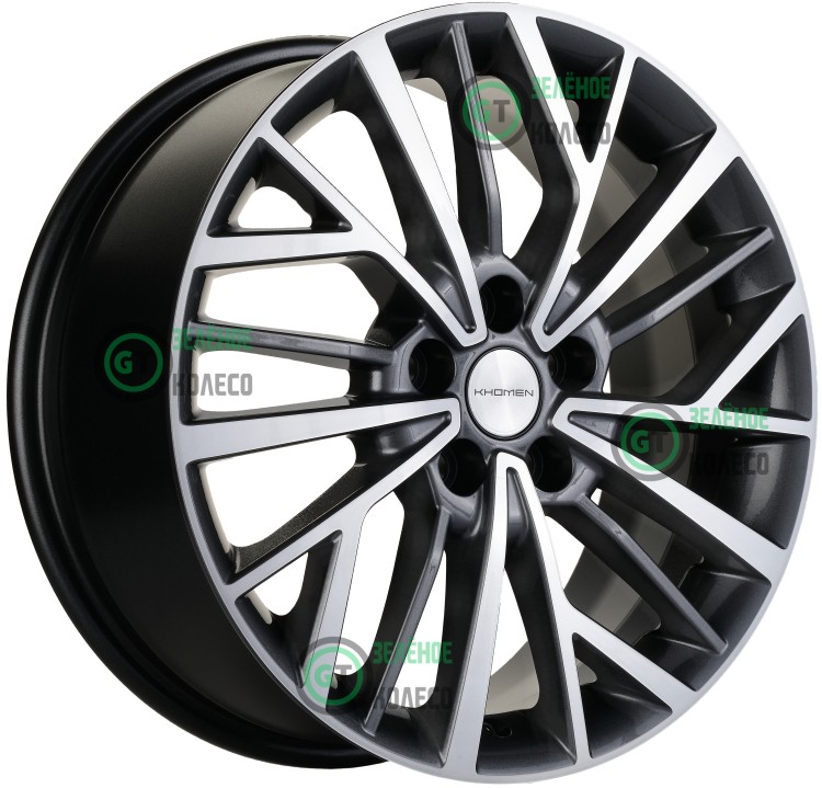 6.5xR16 5x139.7 ET40 D98.5 Khomen Wheels KHW1717 GRAY-FP