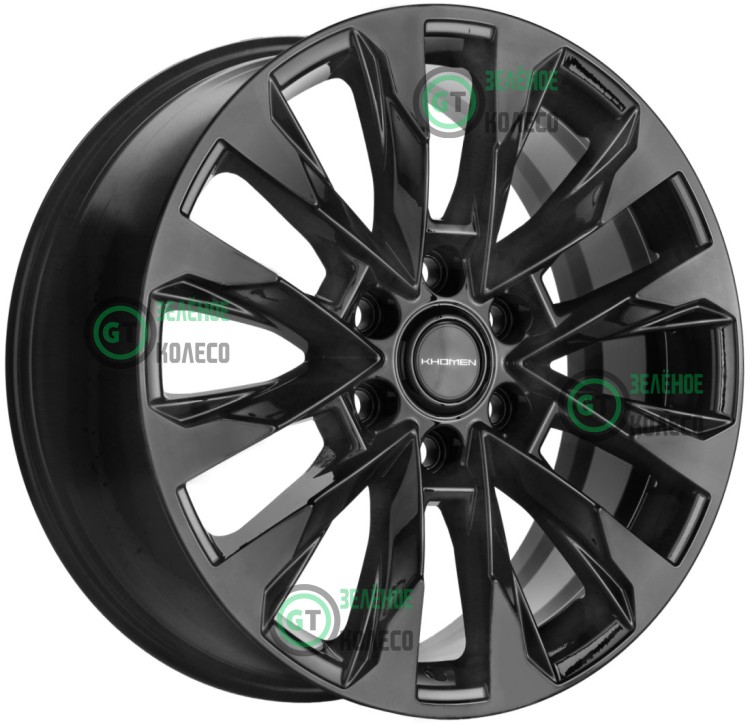 8xR20 6x139.7 ET38 D67.1 Khomen Wheels KHW2010 BLACK