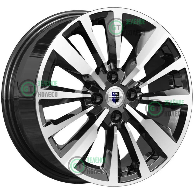 6.5xR16 4x100 ET37 D60.1 K&K КС997 Эрман Алмаз черный