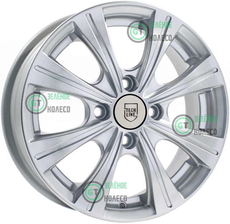 6xR15 4x100 ET45 D54.1 Tech Line 523 SL