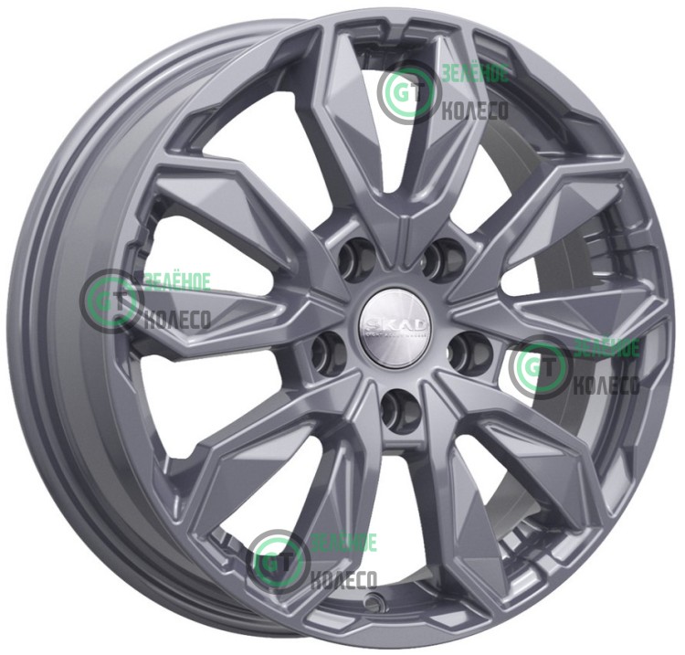 Шина 6xR16 4x100 ET41 D60.1 SKAD КЛ309 Сочи Artic grey в Омске