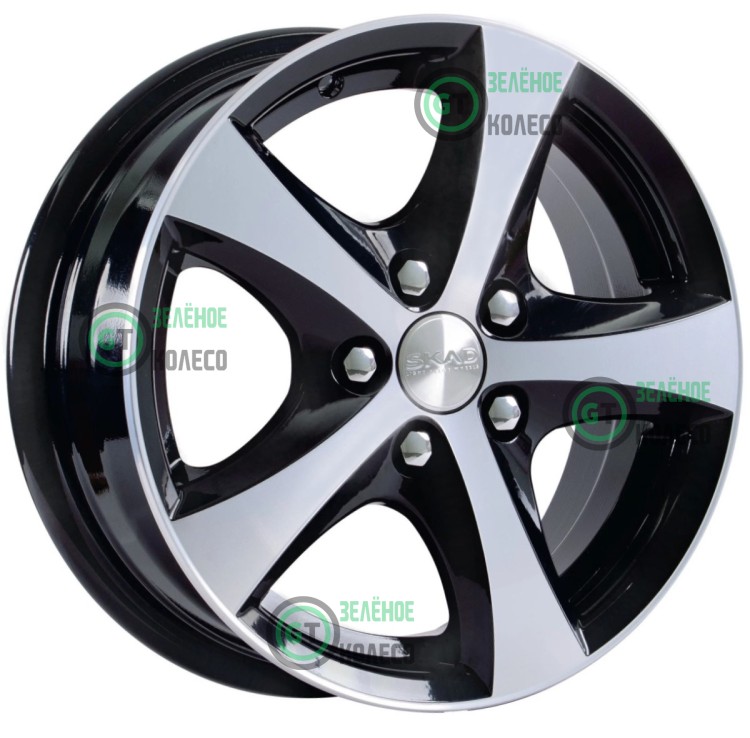 Шина 5.5xR14 5x100 ET35 D57.1 SKAD КЛ066 Уран-2 Алмаз в Омске